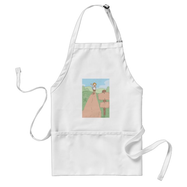 Little Explorer Hiking Adventure Standard Apron (Front)