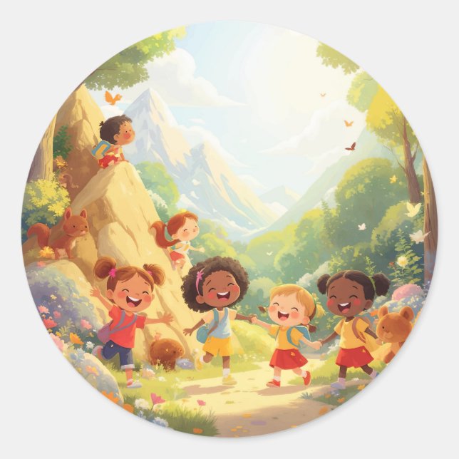 “Little Explorers” Nature Adventure Stickers (Front)