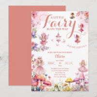 little fairy baby shower blush roses floral pink 