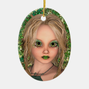 Little Fairy Ceramic Ornament