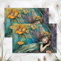 LITTLE FAIRY DREAMING DECOUPAGE