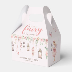 Little Fairy Enchanted Pink Baby Shower Favour Box