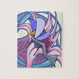 Little Fairy Floral Jigsaw Puzzle