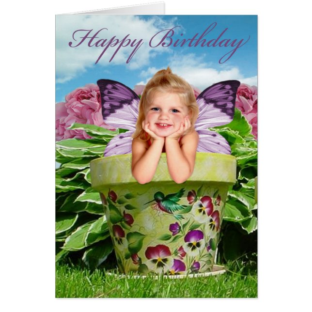 LITTLE FAIRY GIRL IN FLOWER POT (Front)
