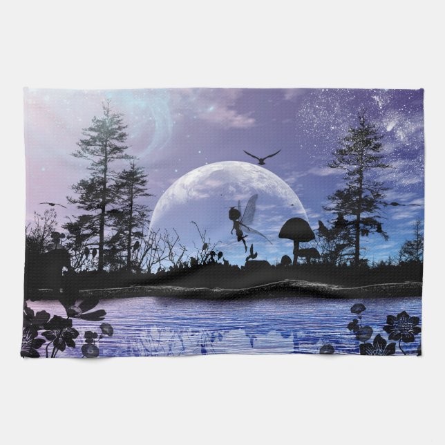 Little fairy tea towel (Horizontal)