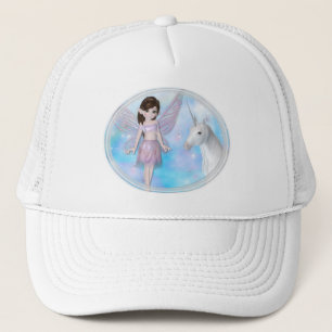 Little Fairy w/Unicorn Designs Trucker Hat