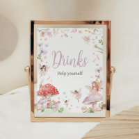 Little Fairy Whimsical Baby Shower Drinks