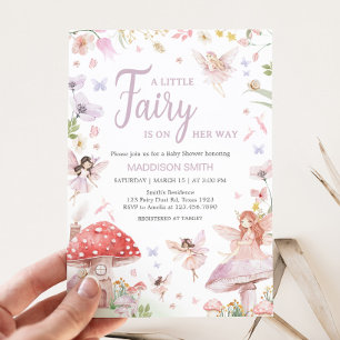 Little Fairy Whimsical Baby Shower  Invitation