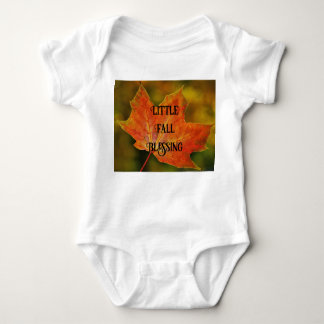 Little Fall Blessing Personalised Baby Bodysuit