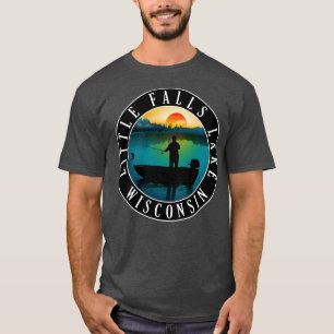 Little Falls Lake Wisconsin Fishing T-Shirt