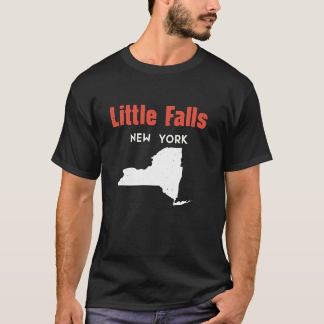 Little Falls New York USA State America Travel New T-Shirt (Front)