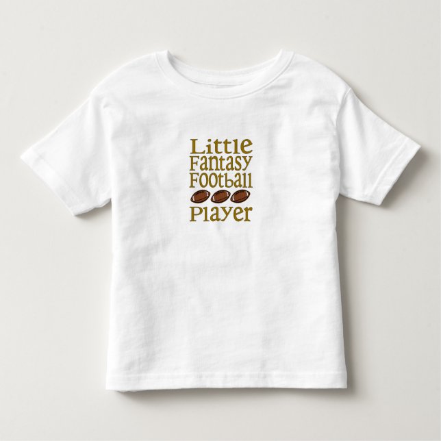 Little Fantasy Football Player Toddler T-Shirt (Front)