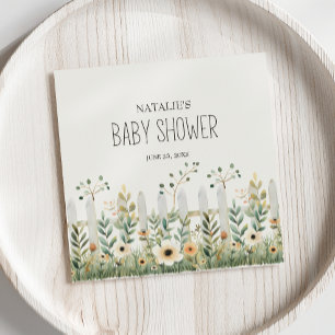 Little Farm Nursery Animals Baby Shower Napkins