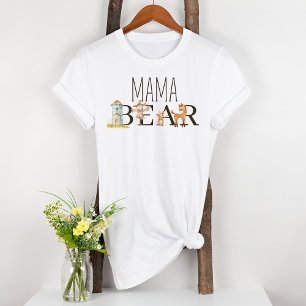 Little Farm Nursery Animals Maternity Mama Bear T-Shirt