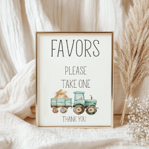 Little Farm Nursery Baby Shower Favours Sign