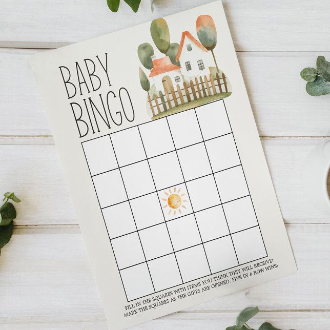 Little Farm Nursery Double Sided Baby Shower Game (Creator Uploaded)