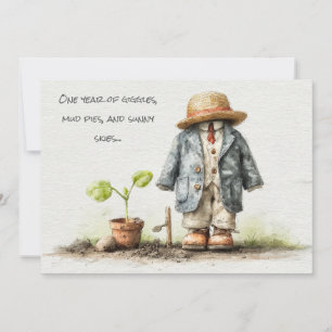 Little Farmer – 1st Birthday Barn Party Invitation
