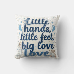 Little feet baby shower  cushion