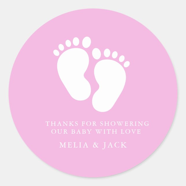  Little Feet Minimalist Neutral Baby  sticker (Front)