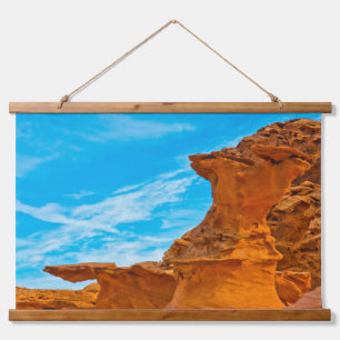 Little Finland Red Rock Sculptures Hanging Tapestry