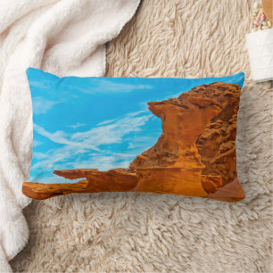 Little Finland Red Rock Sculptures Lumbar Cushion