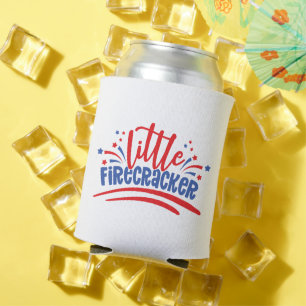 Little Firecracker 4th July  Can Cooler