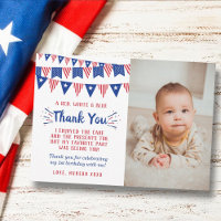 Little Firecracker 4th Of July 1st Birthday Photo
