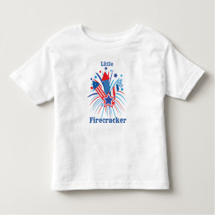 Little Firecracker 4th of July Toddler T-Shirt