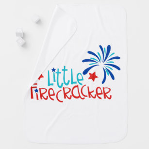 Little Firecracker Baby Blanket
