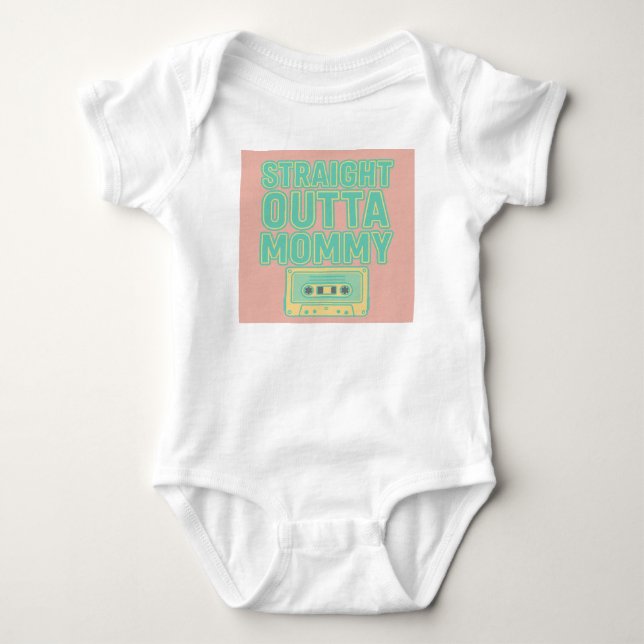 Little Firecracker – Soft Cotton Baby Jersey Bodysuit (Front)