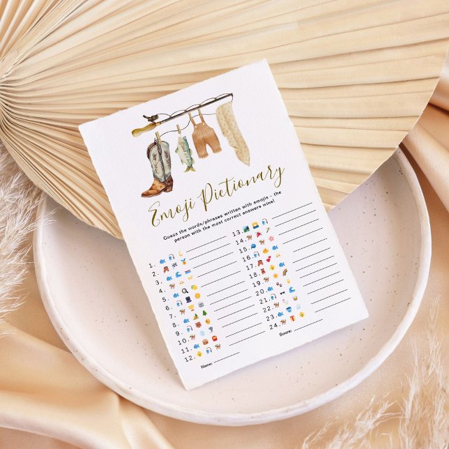 Little Fisherman Baby Shower Emoji Pictionary Game (Creator Uploaded)