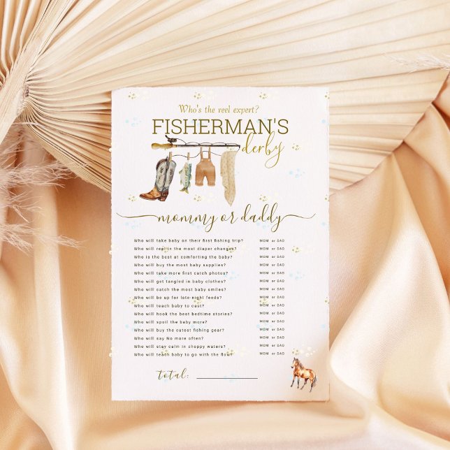 Little Fisherman Baby Shower Mummy Or Daddy Game (Creator Uploaded)