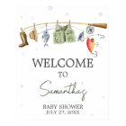 Little Fisherman Baby Shower Welcome