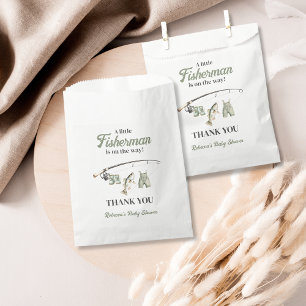 Little Fisherman Clothesline Fishing Baby Shower Favour Bag