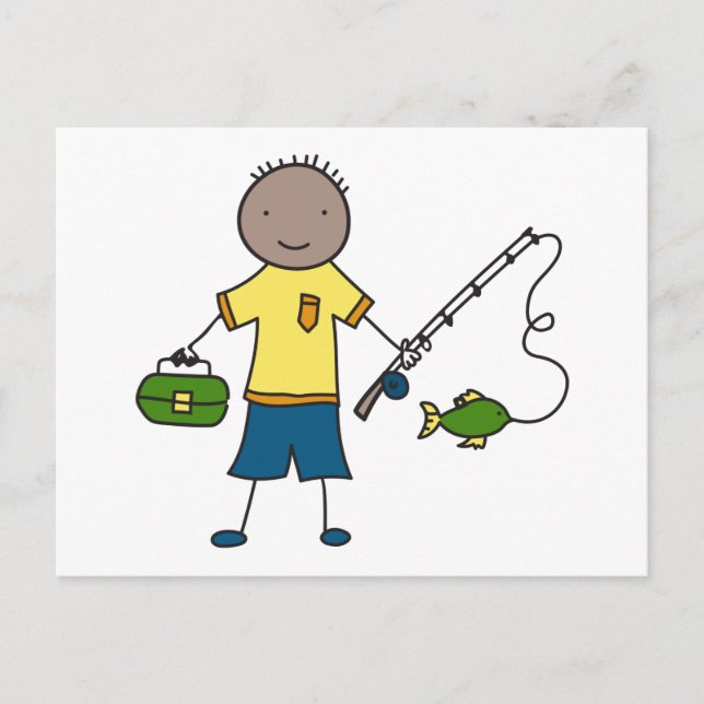 Little Fisherman Postcard (Front)