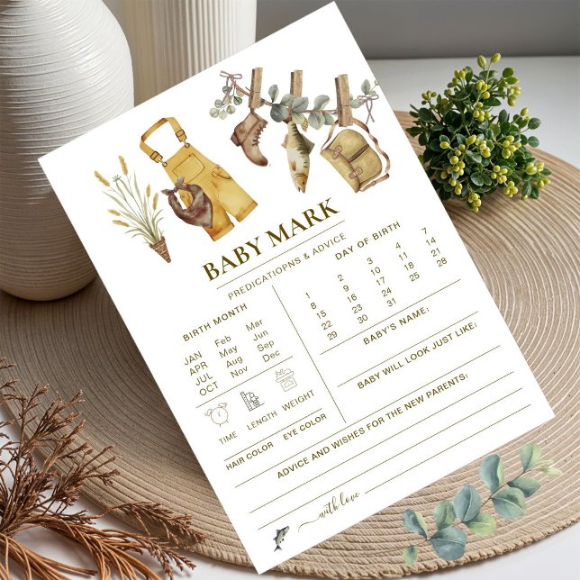 Little Fisherman Predictions Baby Shower Game (Creator Uploaded)