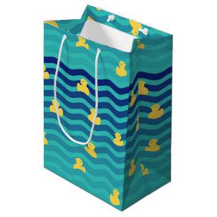 Little Floating Yellow Ducks Medium Gift Bag