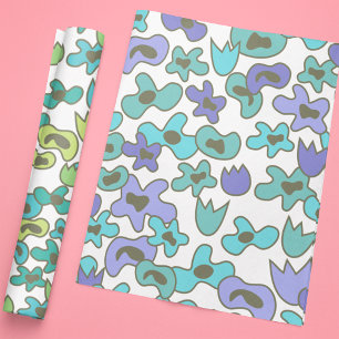 Little Flowers Flat Sheet Wrapping Paper