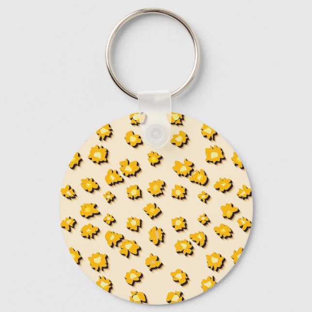 Little Flowers. Key Ring (Front)