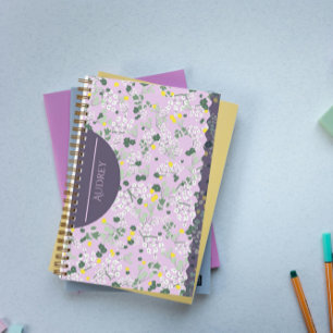 LITTLE FLOWERS LILAC & PURPLE NOTEBOOK