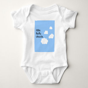 little. fluffy. clouds. baby bodysuit