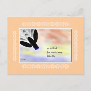 Little Fly Haiku Art Collectable Postcard
