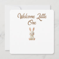 Little Forest Friends Baby Milestone Card – Welcom