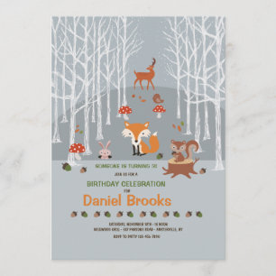 Little Forest Friends Invitation