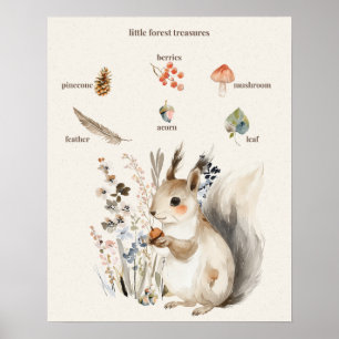 Little Forest Treasures Poster