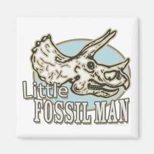 Little Fossil Man by Mudge Studios Magnet