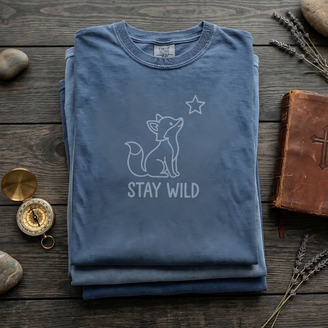 Little Fox Brave Quote Graphic Tee - Adventure Uni (Creator Uploaded)