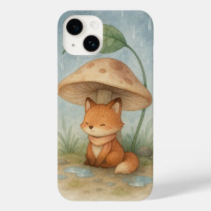 Little Fox in the Rain Case-Mate iPhone 14 Case