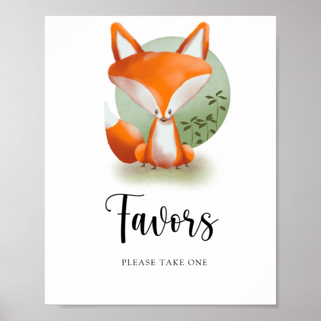 Little Fox is on the way \  Favours Poster (Front)
