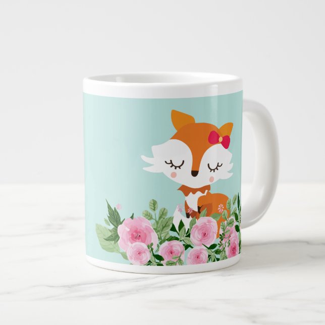little fox Jumbo Mug (Front Right)